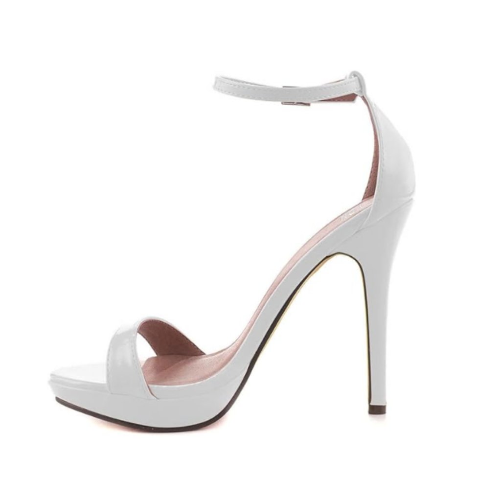 Ydn Women Sexy Open Toe High Heel Sandals Ankle Strap Platform Pumps Dress Stile